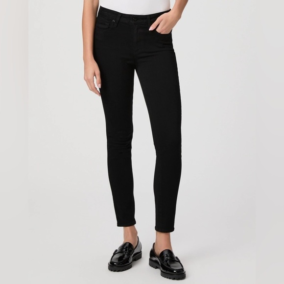 Paige Hoxton Ankle Skinny Jeans in Black Shadow Size 27 - Picture 2 of 12